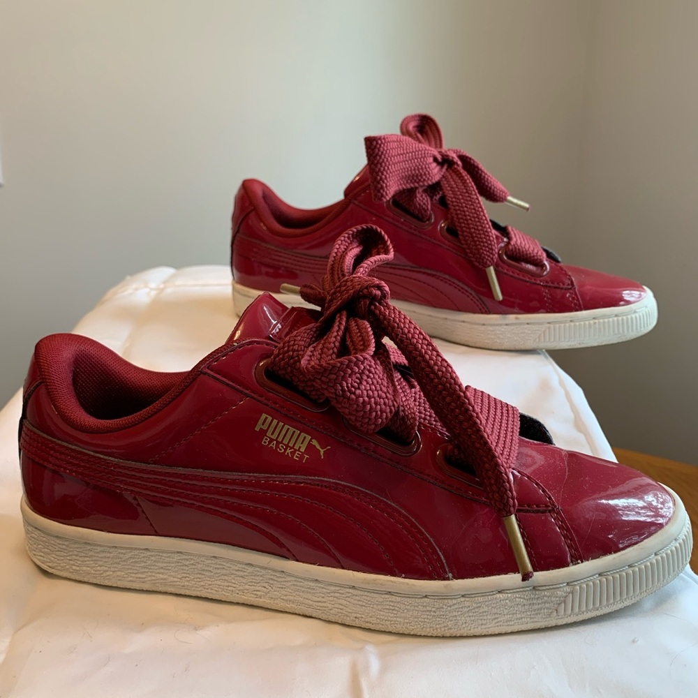 Rare Puma patent leather sneakers. As New.